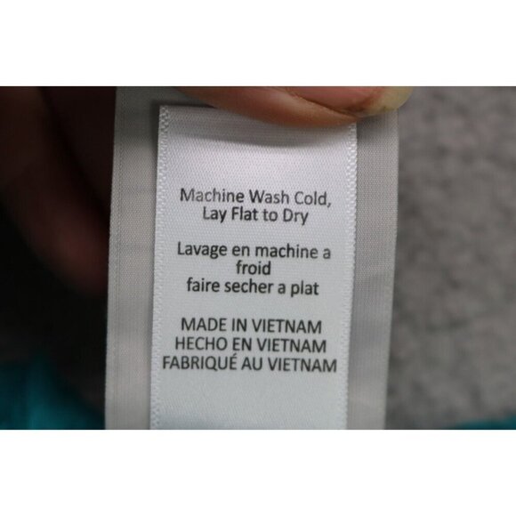 Dolan Left Coast Collection Long Sleeve Silky Blue Top-Medium-Elastic Waist - Picture 6 of 11